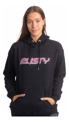 Buzo Rusty Party Classic Hood Ld Negro Mujer