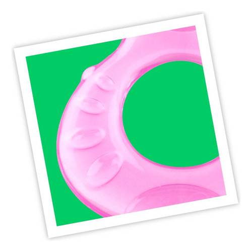 Mordedor Nuby Teethe-eez, De Silicona Suave Con Cerdas, Rosa