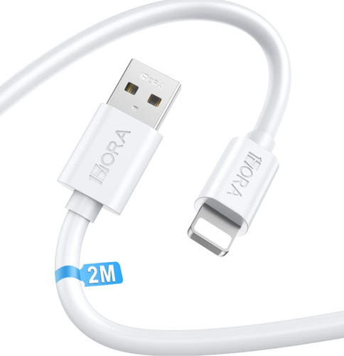 50 Cables Usb A Ip 2 Metros Rudo Carga Rápida 1hora Mayoreo