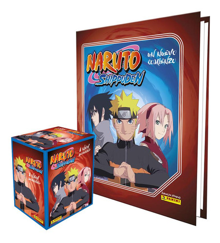 Pack Álbum Tapa Dura Naruto Shippuden 2 + Paquetón