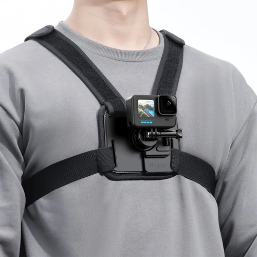 Arnés Para El Pecho Para Gopro Y Teléfono Ulanzi Cm028 Color Negro