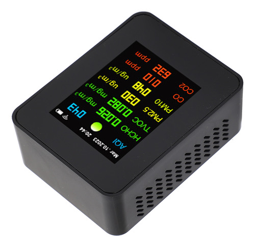 Monitor De Sensor De Calidad Del Aire Lcd Digital Multifunci