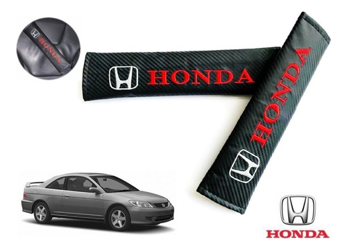 Par Almohadillas De Cinturon Honda Civic Coupe 2005