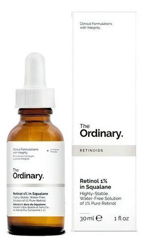 The Ordinary Retinol 1% In Squalane 30ml Momento de aplicação Dia/Noite Tipo de pele Todo tipo de pele