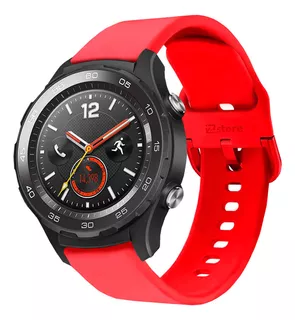 Correa Compatible Huawei Watch 2 Classic Rojo Hebilla 22m