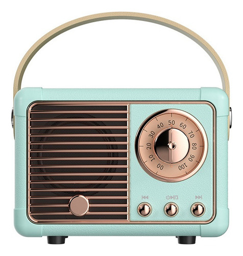 Bocina Radio Portátil Bluetooth Estilo Retro Europeo