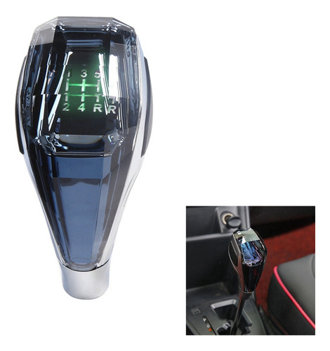 Manijas Universales De Cristal Led Para Coche, Transmisión M