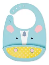 Comprar Babero Zoo Skip Hop de silicona con migas, color azul unicornio, talla N\u002FA