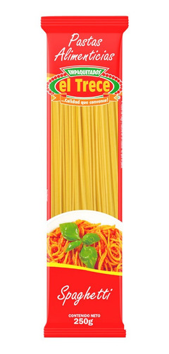 Pasta Espaguettis 250g X 24und - g a $7