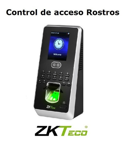 Imagen 2 de 8 de Control Acceso Personal Control De Acceso Rostros Zkateco