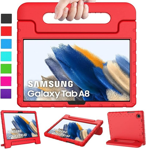 Funda Tablet Samsung Galaxy Tab A8 10.5 Sm-x200 / X205 Rojo