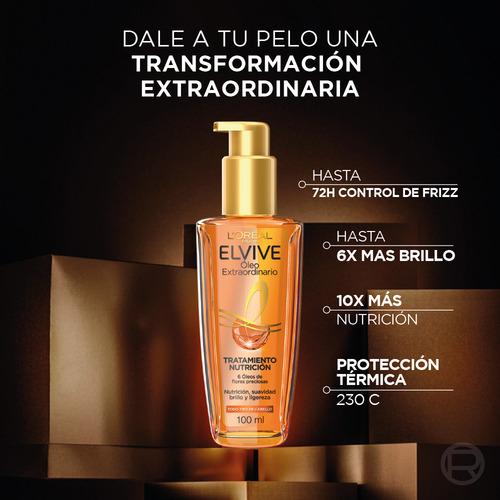 Tratamiento En Aceite Elvive Óleo 100 Ml De L'óreal Paris