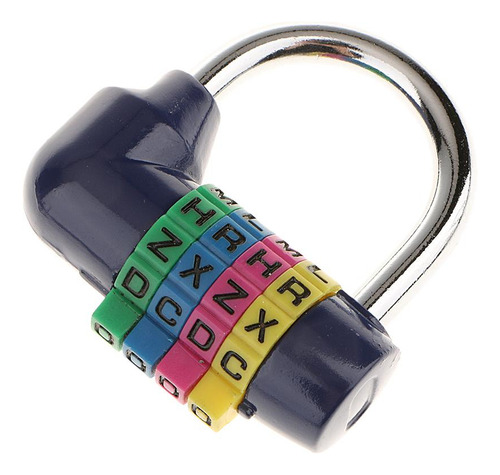 Os 3 Bloqueo De Combinación De 4 Dígitos Azul