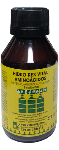 Reveex Hidro Rex Vital 100ml Dietético Aminoácido Vitamínico
