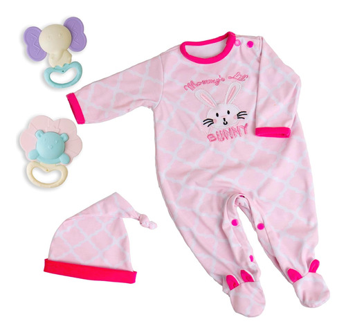 Ropa Para Muñecas Aori Reborn, Mono Rosa De 20 Pulgadas Y Ac