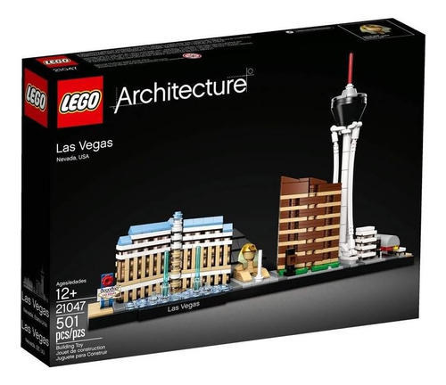 Set Lego Architecture Las Vegas, Para Armar, 487 Piezas