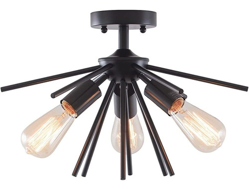 Viluxy Contemporary Sputnik Flush Mount Ceiling Light Fixtur