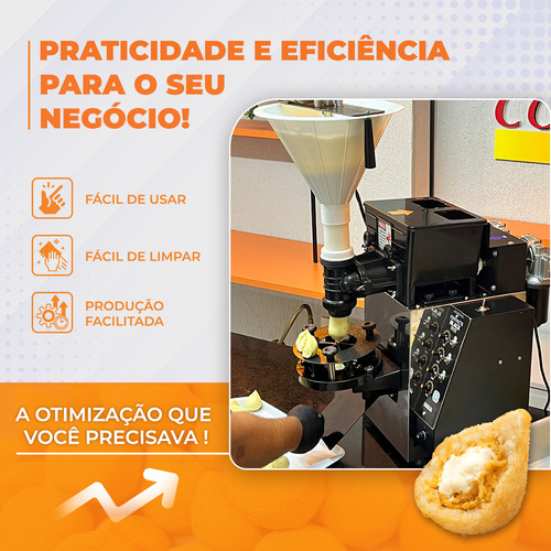 Kit Máquina De Fazer Salgados E Doces Com Duplo Recheio 220V