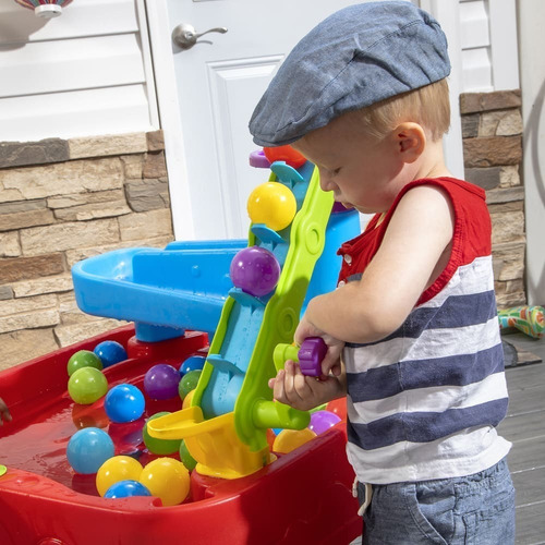 Mesita De Estimulación Stem Con Pelotas - Juego Educativo