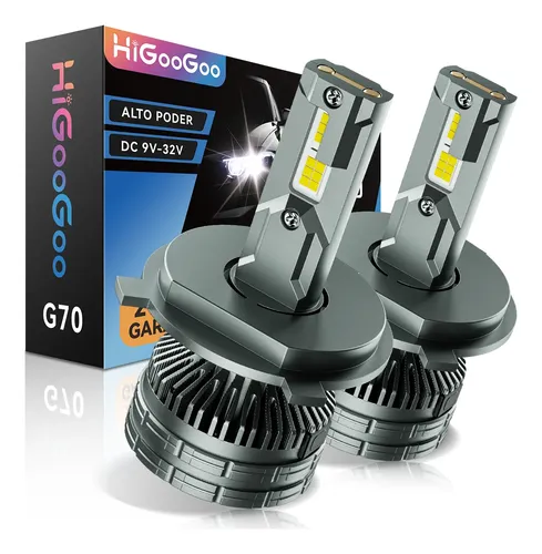 Higoogoo G70 200w Led Par Carro Farol H4 6500k 40000lm | Frete grátis