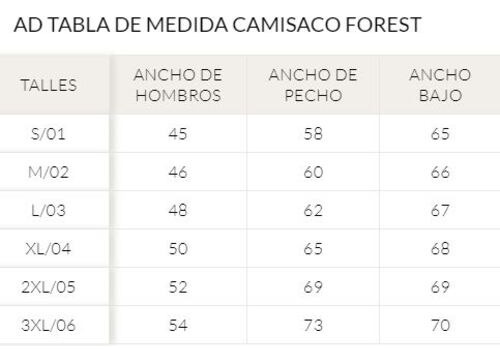 Imagen 6 de 6 de Camisaco Forest Kevingston