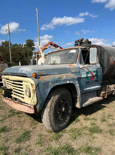 Camión Ford 600 C/motor Deutz 6 Y Regador Caldera C/perkins