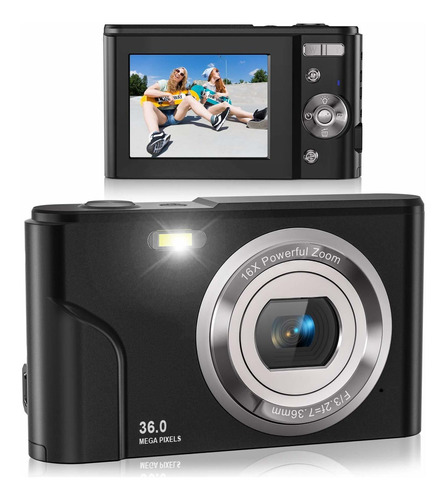 Camara Digital Fhd 1080p 36 megapixele Para Vlogging Zoom Gc