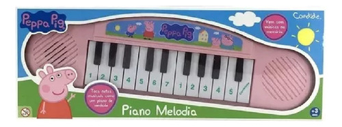 Instrumento Musical Piano Melodia Peppa Pig Candide 1513