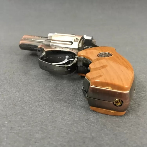 Mini Encendedor Soplete Revolver Magnum + Laser Am48