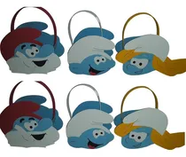 Comprar Pitufos Sorpresitas Goma Eva Bolsitas Dulceros Pitufos