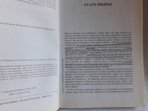 Imagen 6 de 7 de Psychologie Sociale & Developpement Cognitif Doise Frances