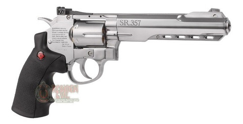 Imagen 6 de 8 de Revolver 357 Crosman Fullmetal Armas Pistolas + Regalos Bbs