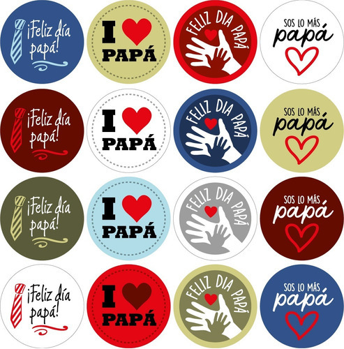 Stickers Para Día Del Padre