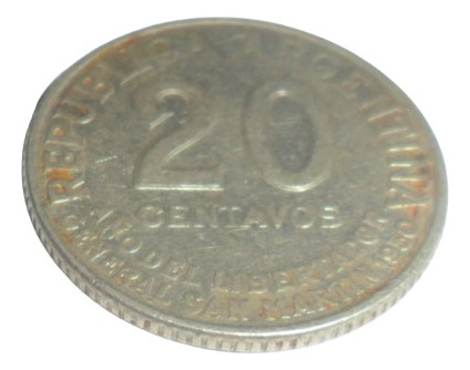 Moneda Argentina 20 Centavos 1950 ( San Martín) 