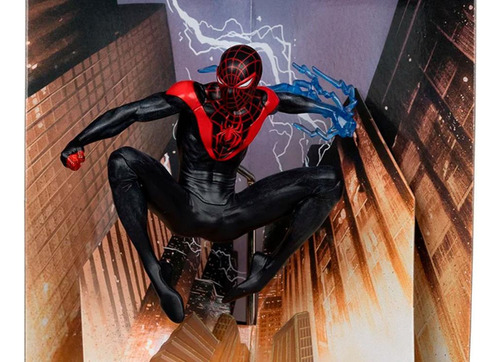 Spider-Man Miles Morales Marvel Comics a escala 1/10 McFarlane
