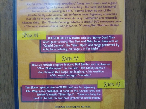 Red Skelton Dvd Importado 2 Discos (Usado)