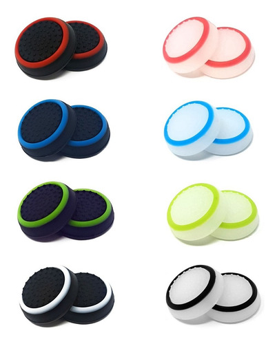 Imagen 6 de 9 de Protector Silicona Análogos Joystick Xbox 360 One Wii U X2