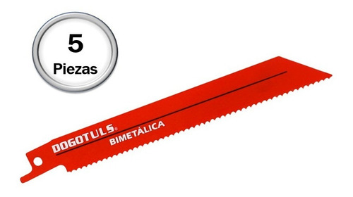 5 Seguetas Sable Bimetálica 6 X 18dpp P