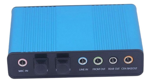 External-tarjeta De Sonido Usb Canal 5.1 Audio S/pdif Pc Net