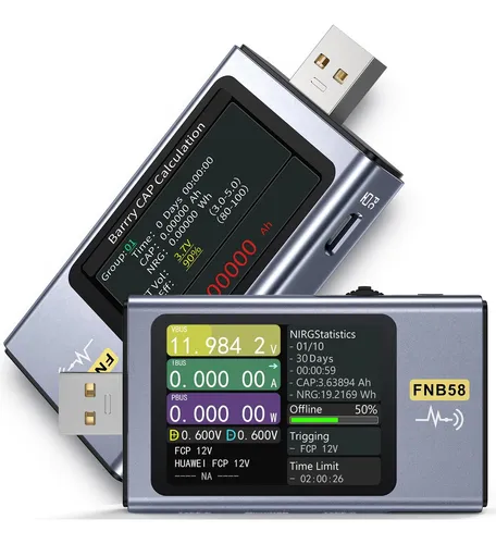 Tester Usb Modelo Actualizado Con Bluetooth, Multímetro Usb