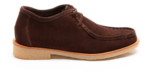 Wallabee Angeleno  Hombre Cuero Cómodo Suela De Goma.