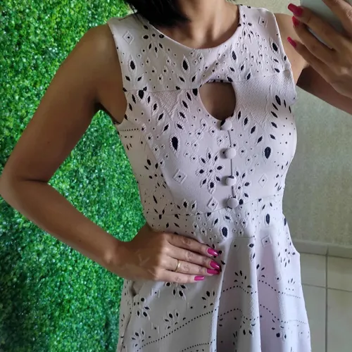 Vestido jacquard rodado cheap