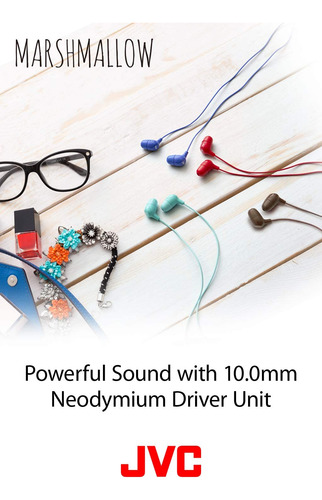Audífonos De Espuma Viscoelástica Jvc Marshmallow Con...