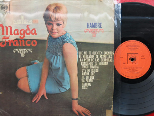 Vinyl Vinilo Lps Acetato Magda Franco Hambre Rancheras