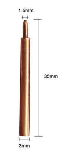 2 X Puntas De Cobre Para Máquina Soldadura De Punto Sunkko