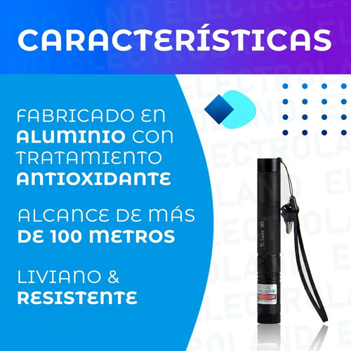 Imagen 3 de 10 de Puntero Laser Verde Recargable 3 Modos De Luz Alto Alcance