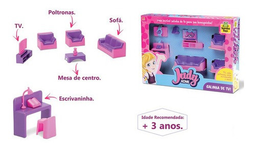 Casinha Completa Móveis Infantil Boneca Sala Cozinha Quarto