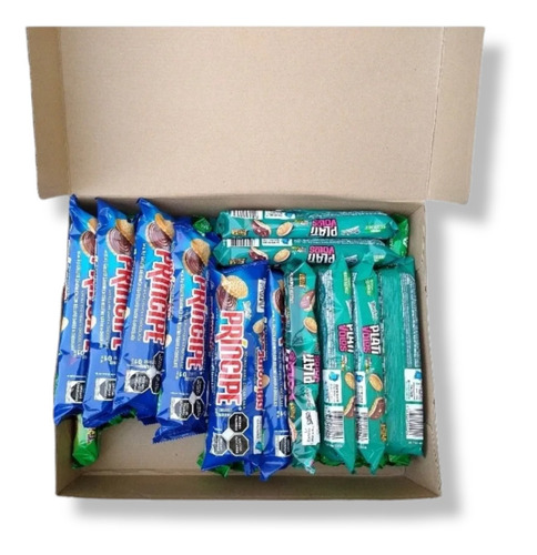 Imagen 2 de 10 de Mix 28 Galletas Marinela Príncipe Plativolos Triki 2.1 Kg