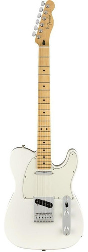 Guitarra Eléctrica Fender Player Telecaster De Aliso White Color Polar white Material del diapasón Arce Orientación de la mano Diestro