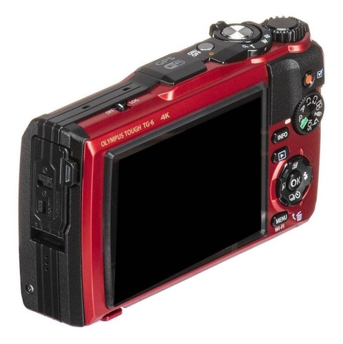 Olympus TG-6 compacta avanzada color rojo